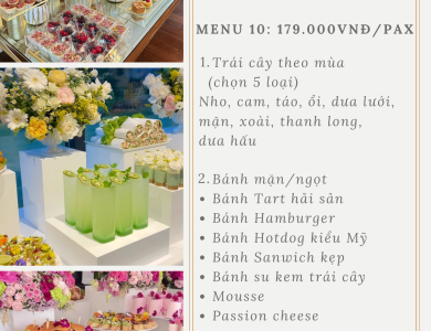 DỊCH VỤ TỔ CHỨC TIỆC TEA BREAK